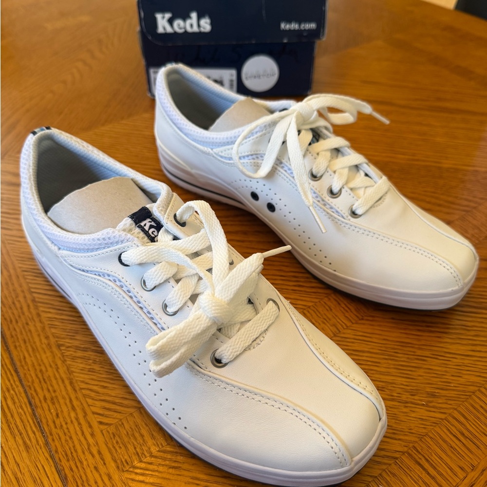 Keds Spirit Ubal White Sneakers Size 9 - Picture 7 of 11